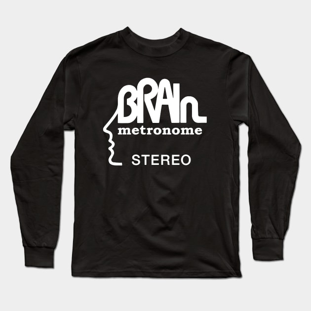 Brain Metronome Krautrock Stereo Long Sleeve T-Shirt by innerspaceboy